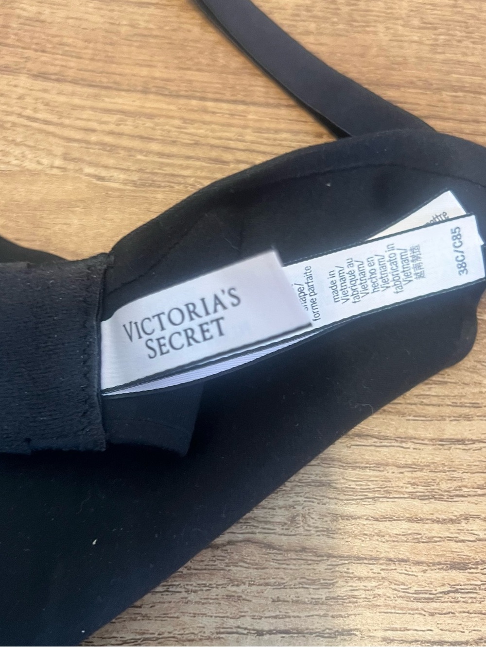 Victoria's Secret Incredible Perfect Shape Black Bra Set of 2 - Picture 7 of 9